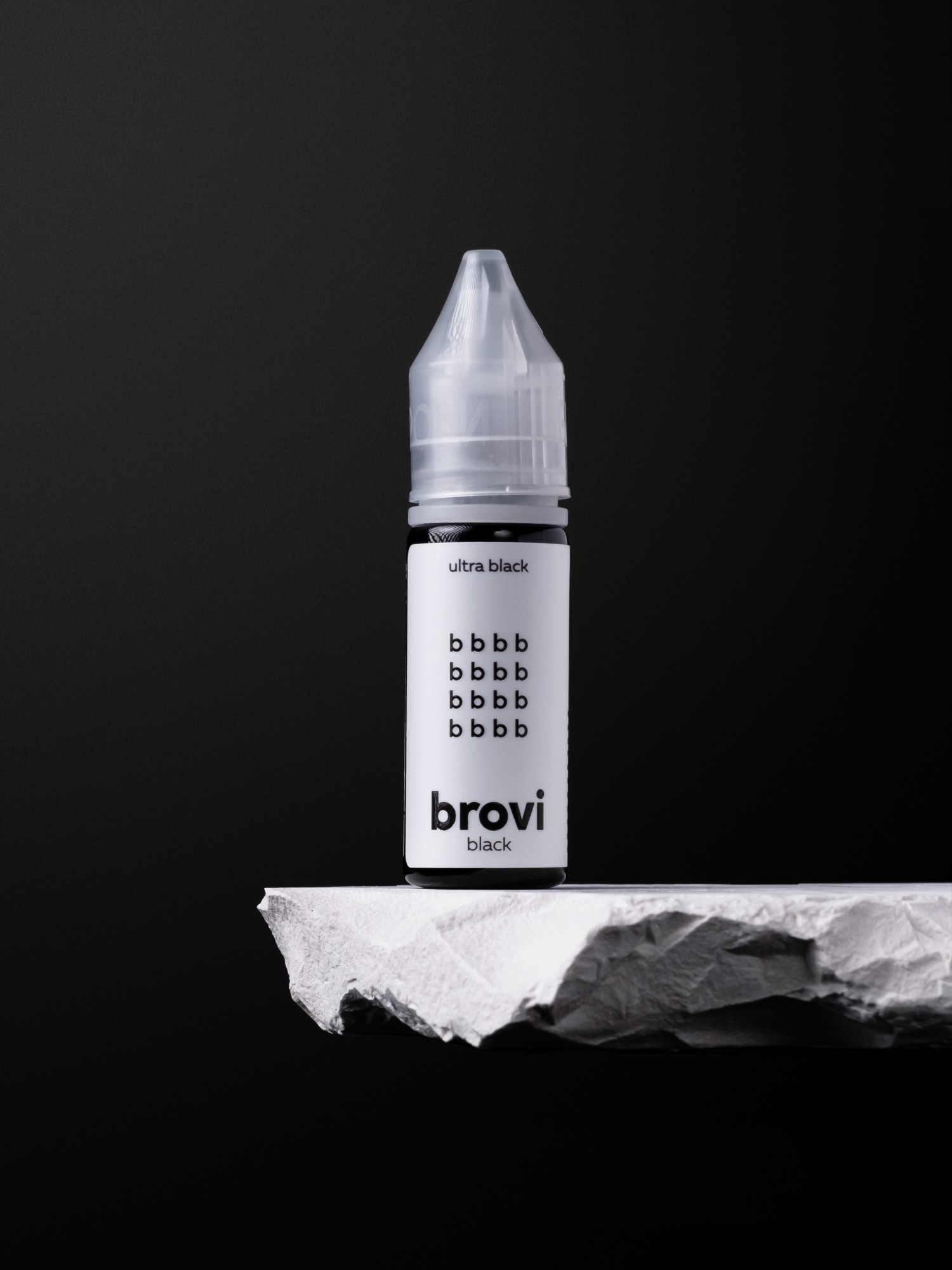 BROVI ქუთუთოს პიგმენტი ultra black